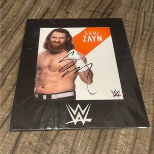 Sami Zayn WWE VIP Package Autographed Photo 11” x 14”